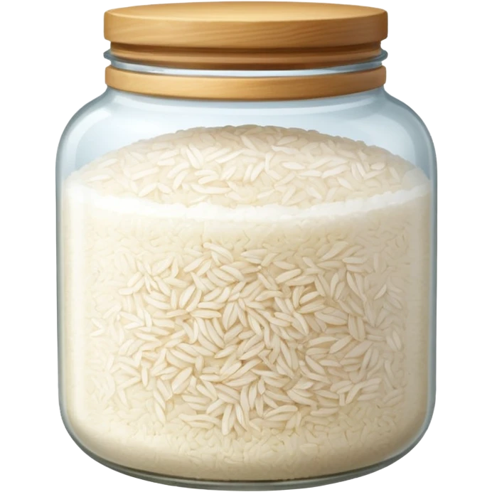 Jar and rice emoji