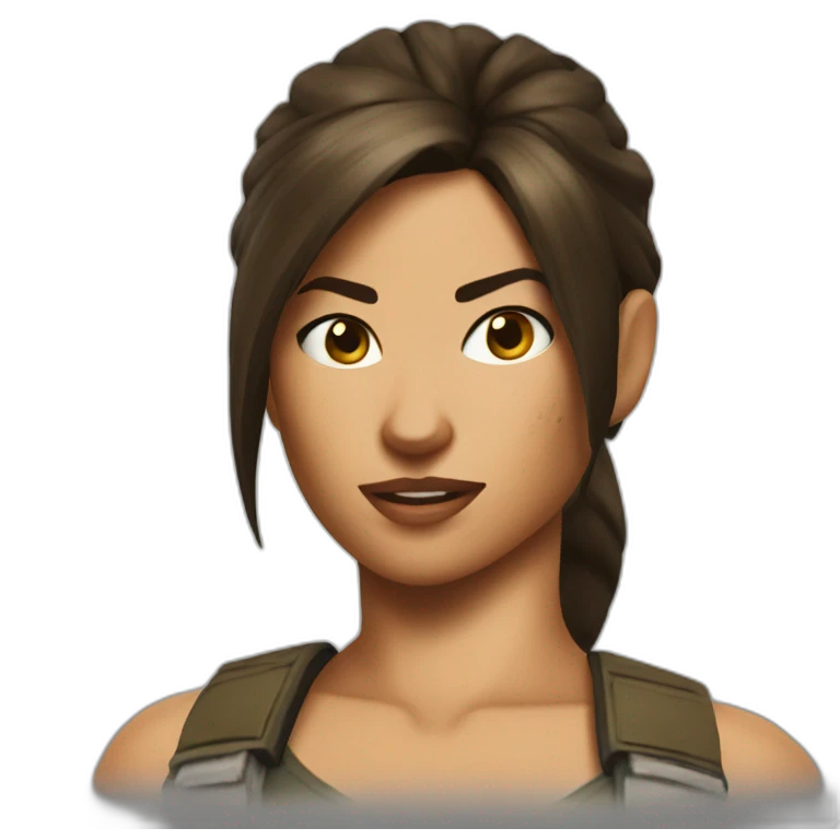 Lara croft emoji