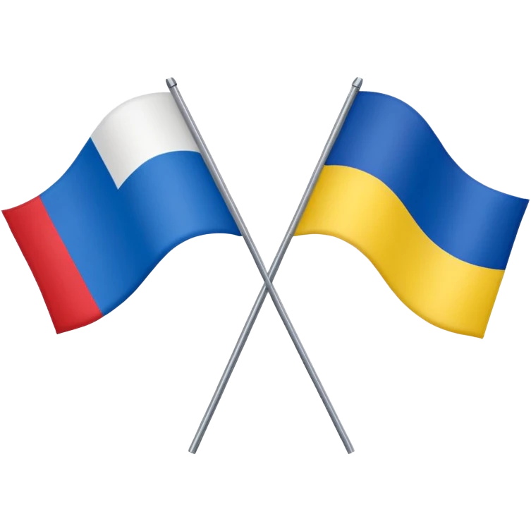 Russia-ukraine generic flag emoji