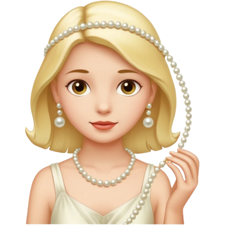 Pearl String Girl emoji