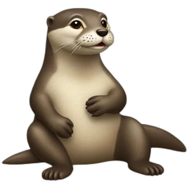 loutre qui joue aux échecs emoji
