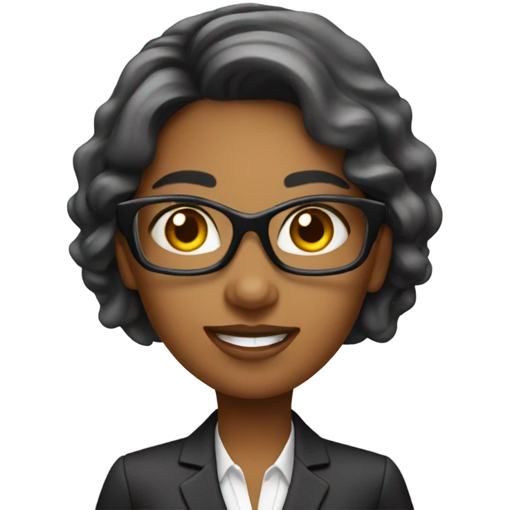Zoomer young Banker Lady emoji