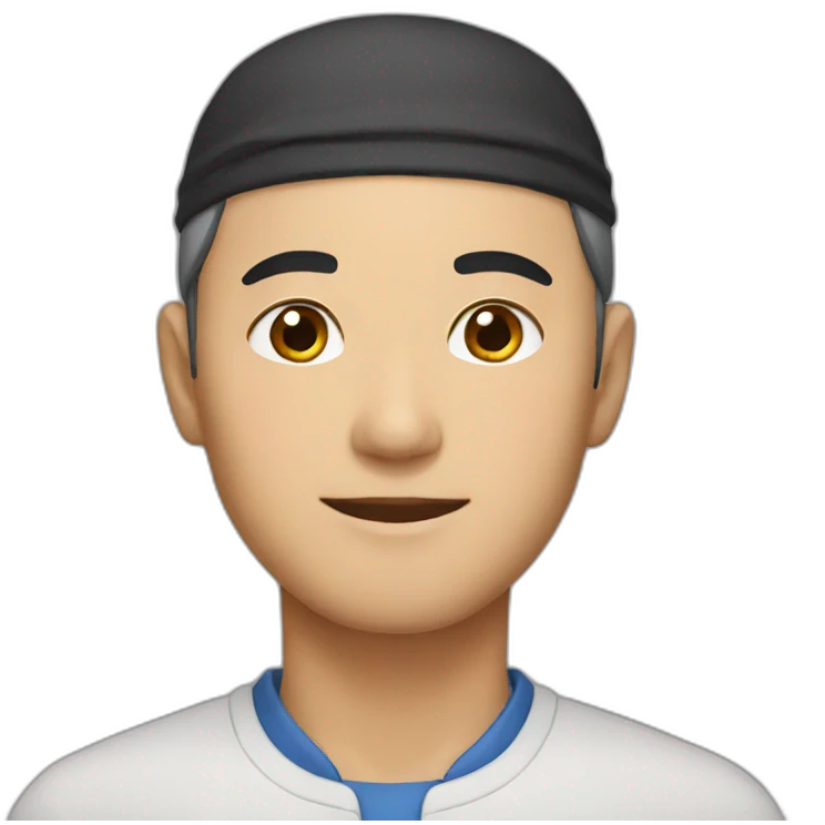Muslim Korean man emoji