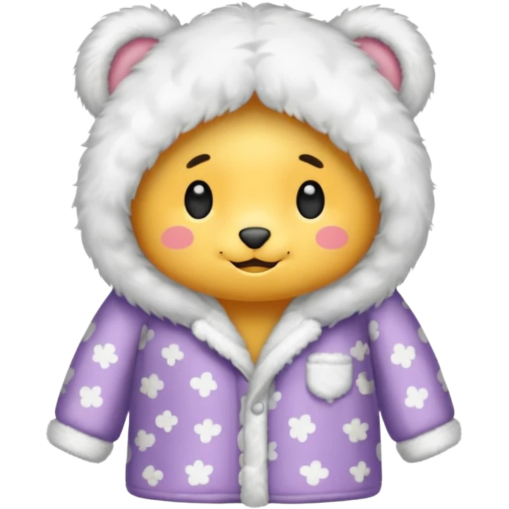 fluffy pijama emoji