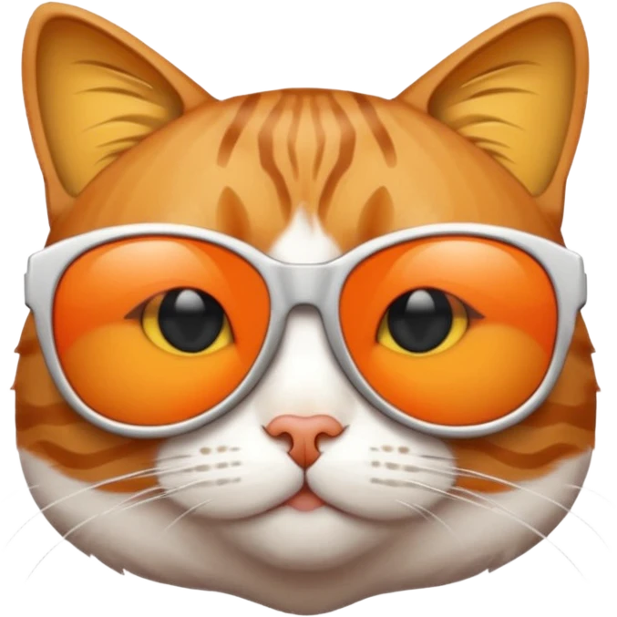 Cat wearing sunglasses emoji