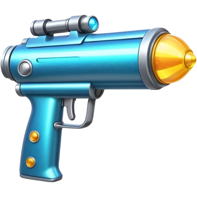 glitter  plasma ray gun emoji