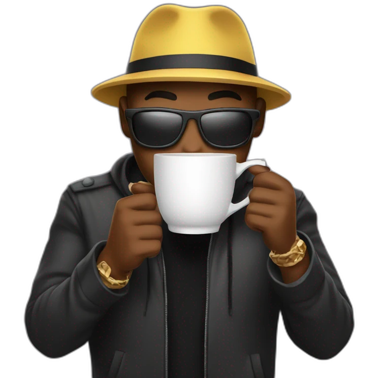 gangsta with a cup of lane emoji