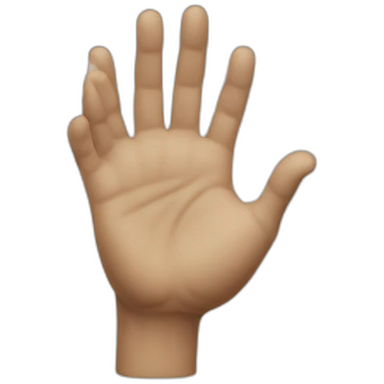 The hand of god  emoji