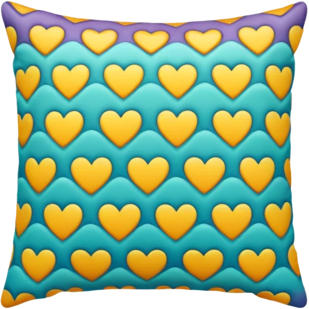 patterned pillow  emoji