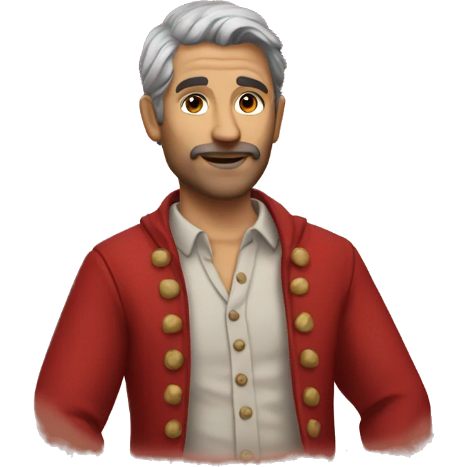 Red overhall outfit  emoji