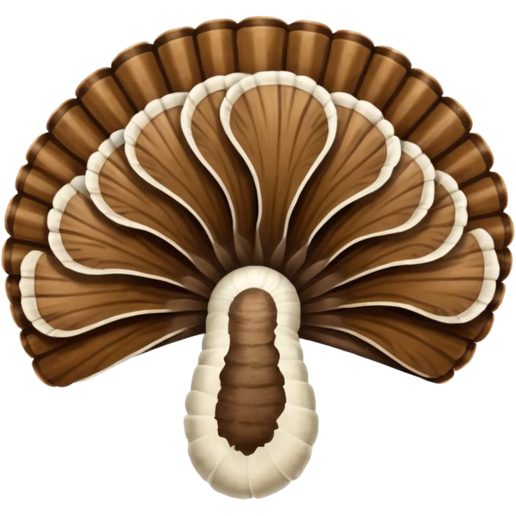 turkey tail mushroom emoji
