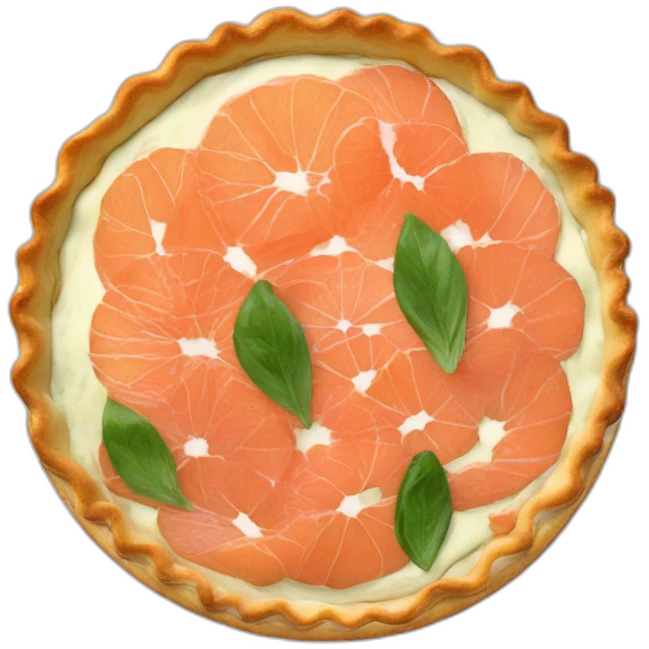 Tarte saumon épinards emoji