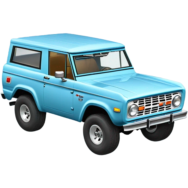 light blue 1976 bronco emoji