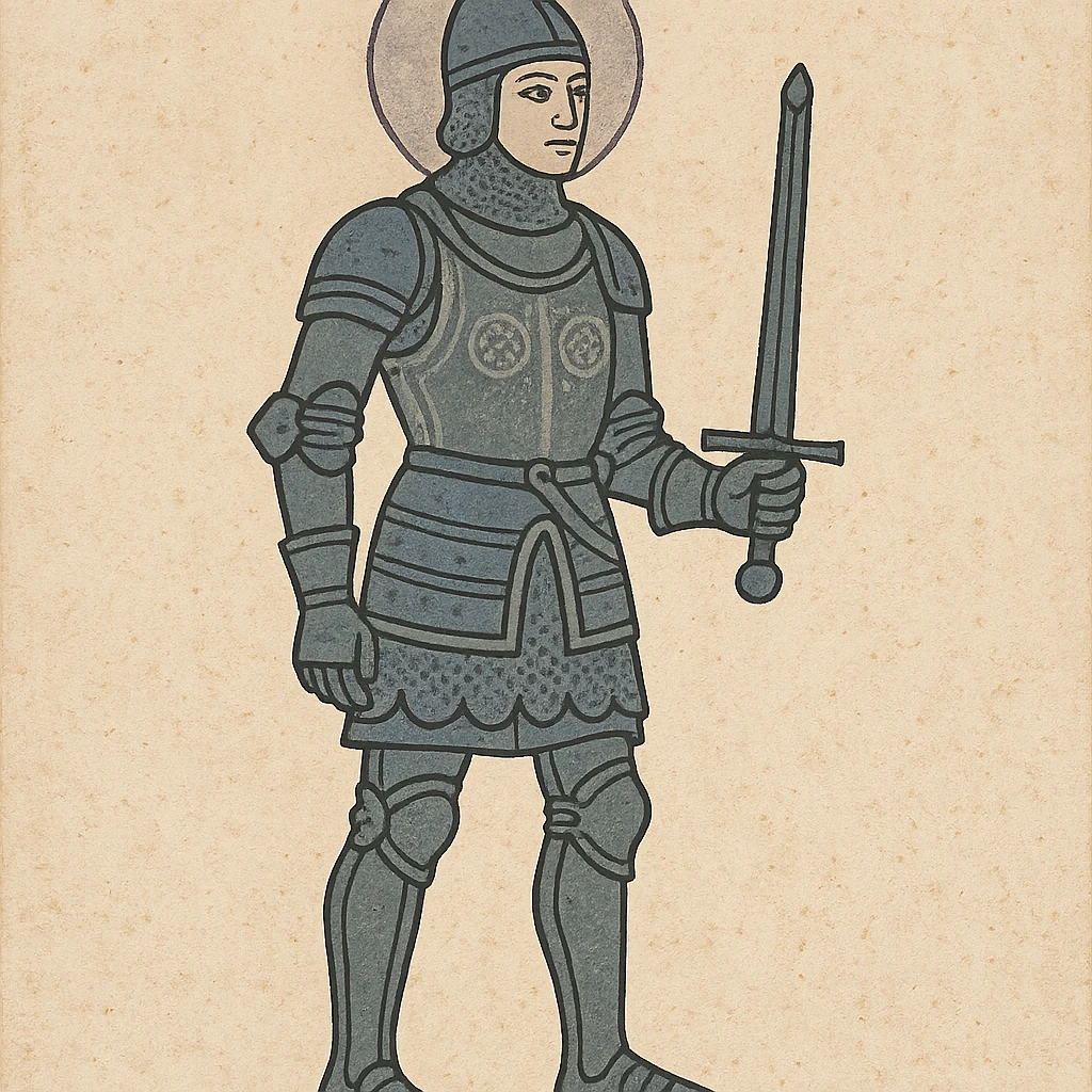 knite in a armor emoji