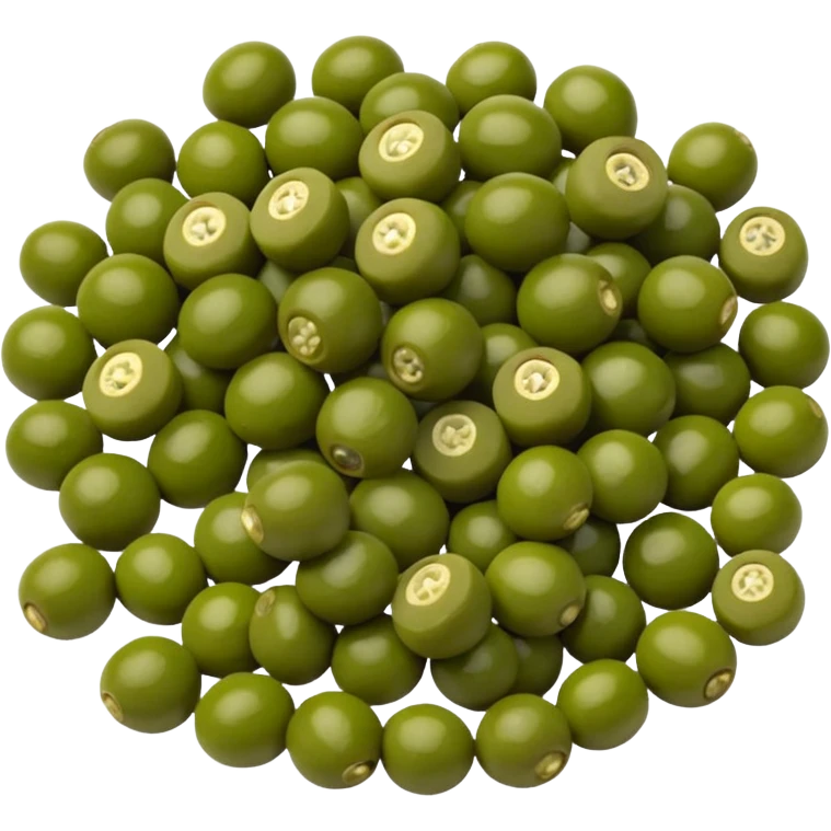 small pile of capers, simple, clear emoji