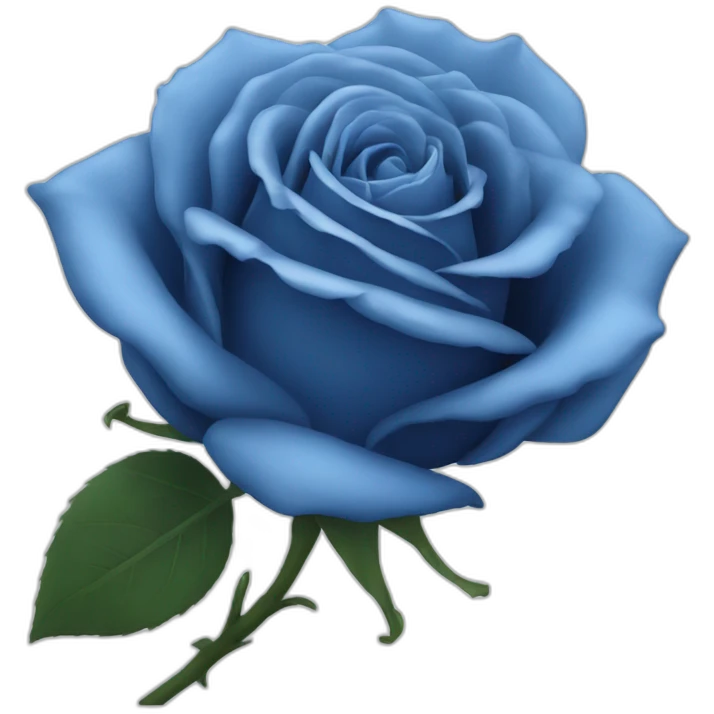 blue rose emoji