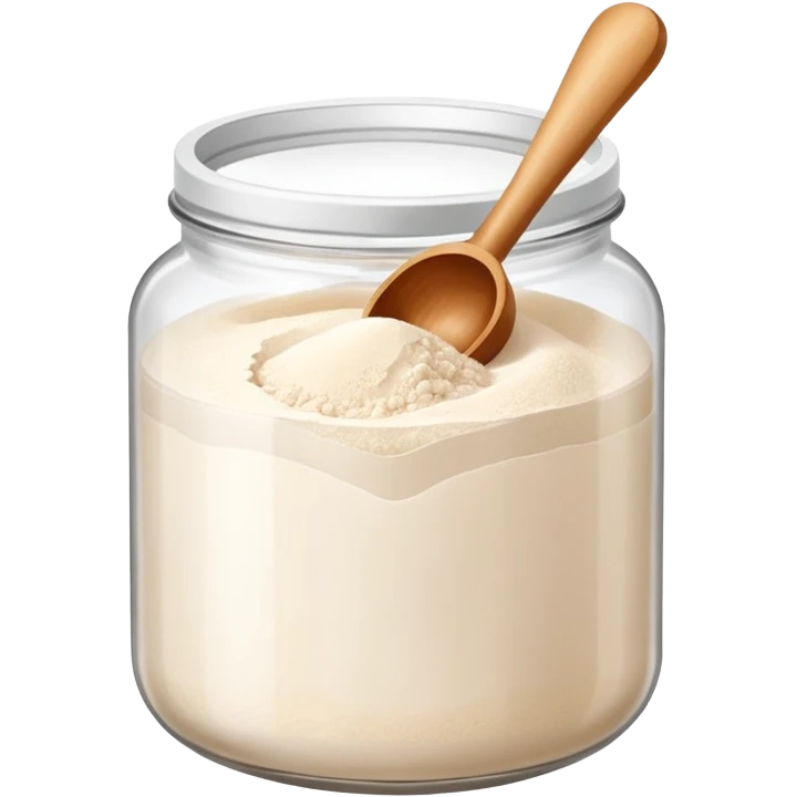 1 scoop de colageno (en un tarro) sin que se caiga emoji