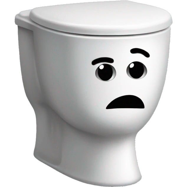 toliet with head sticking out emoji
