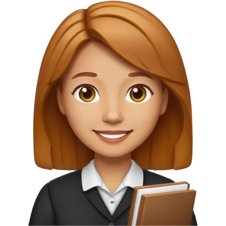 teacher emoji caramel hair light skin emoji