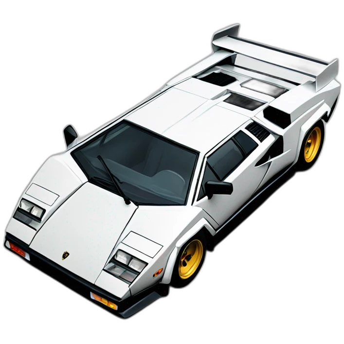 lamborghini countach emoji