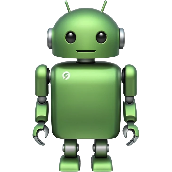 Android robot green emoji