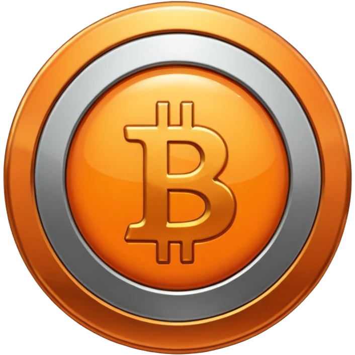 orange bitcoin emoji