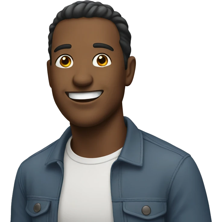 Man smiling emoji
