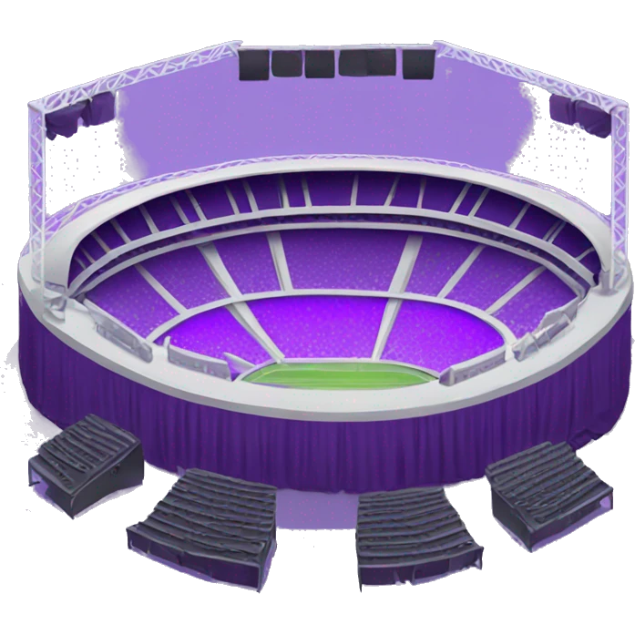 concert stadium purple emoji