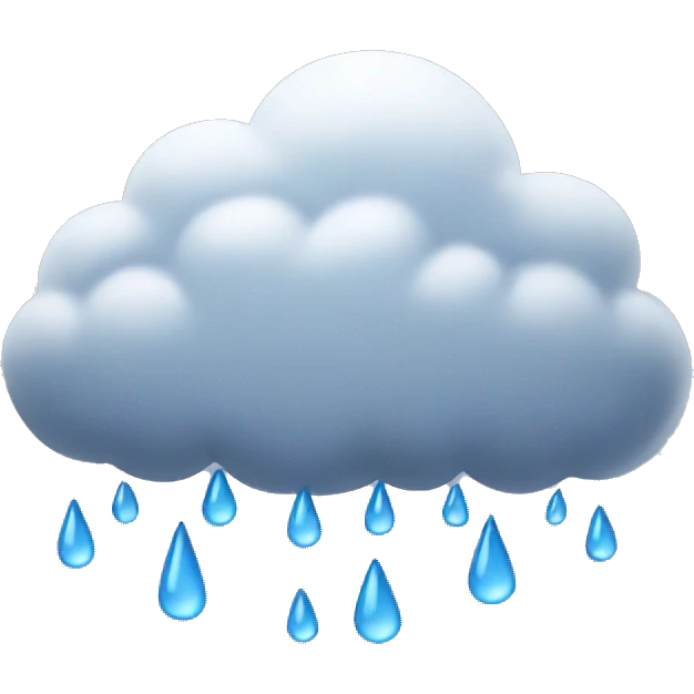 rain cloud emoji