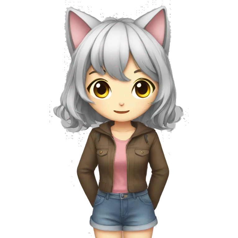anime cat girl emoji