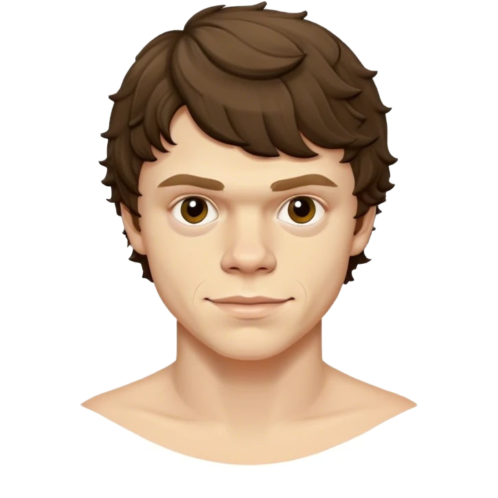 evan peters dimples and scruff emoji