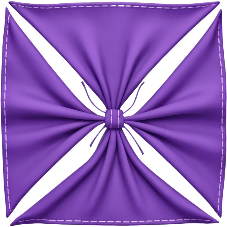 Purple bandana emoji