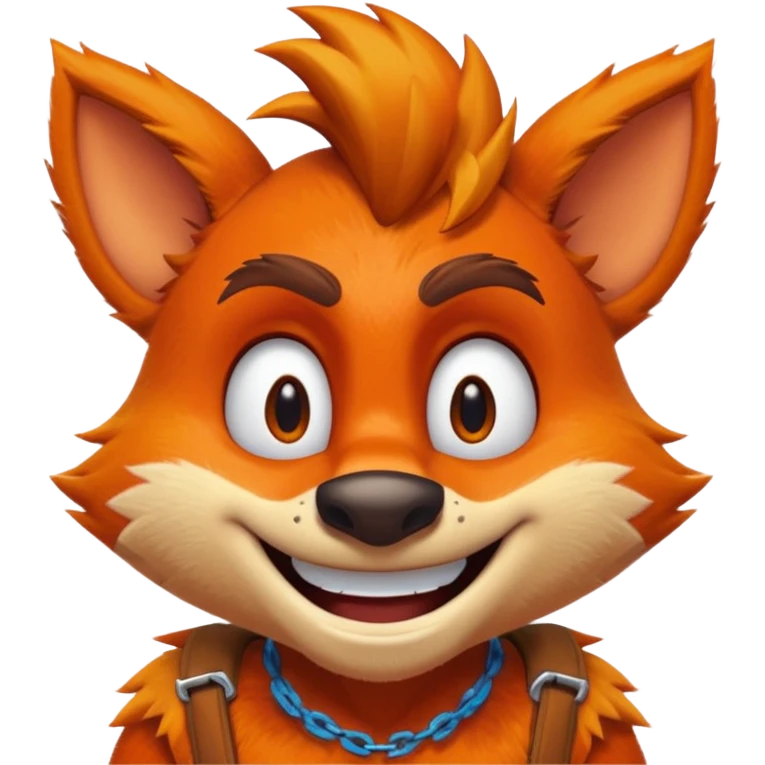 friendly crash bandicoot emoji