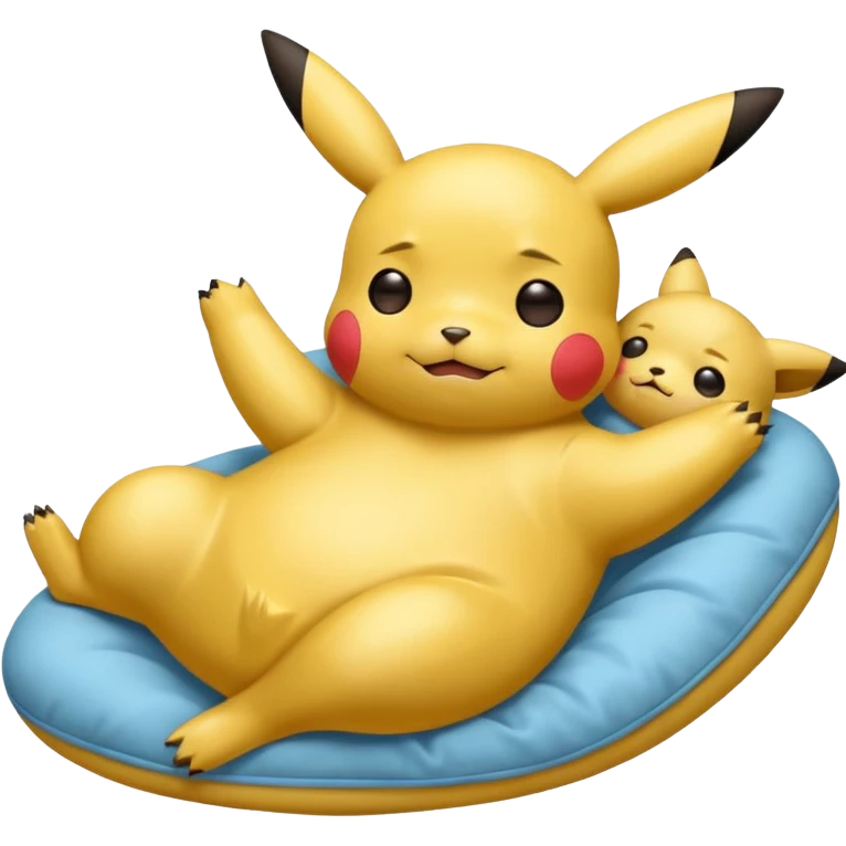 Pikachu dormido emoji