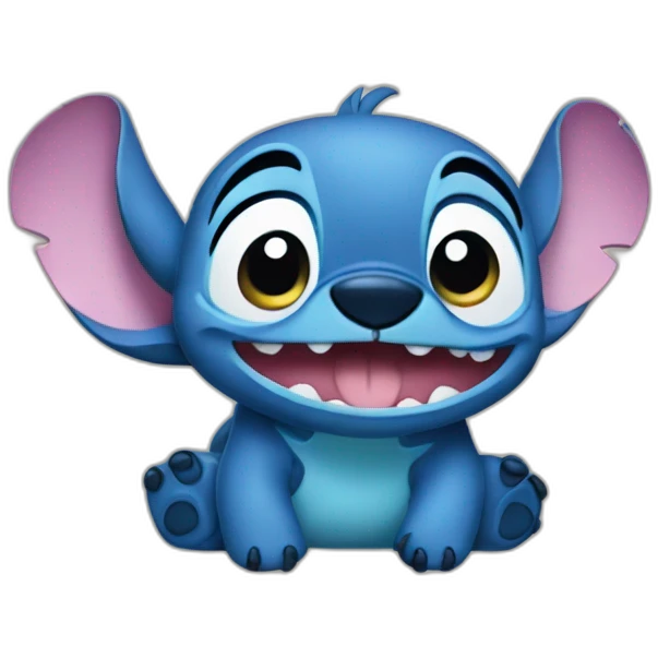 Stitch mignon emoji