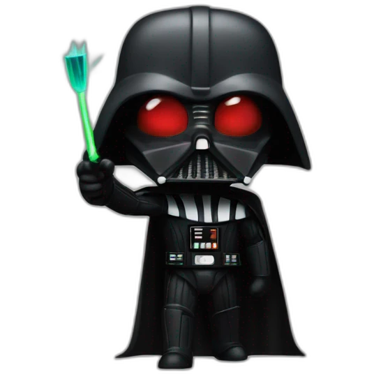 Dart vader waving emoji