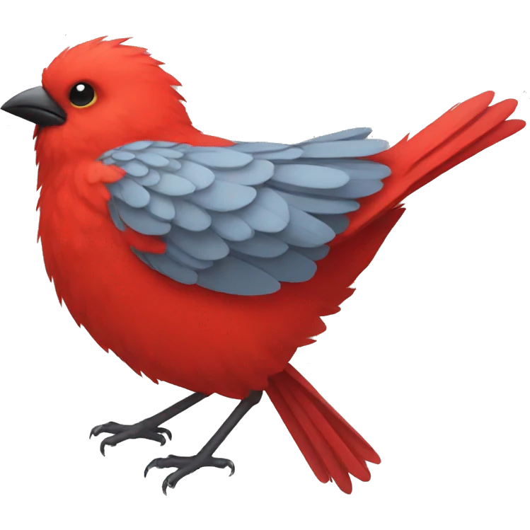 red bird emoji