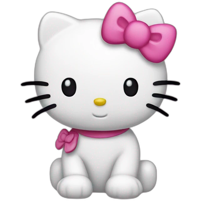 Hello kitty emoji
