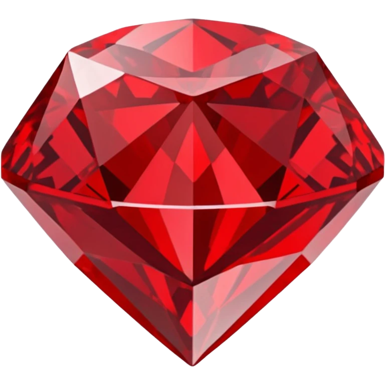 Red diamond with "RED" written on its front emoji