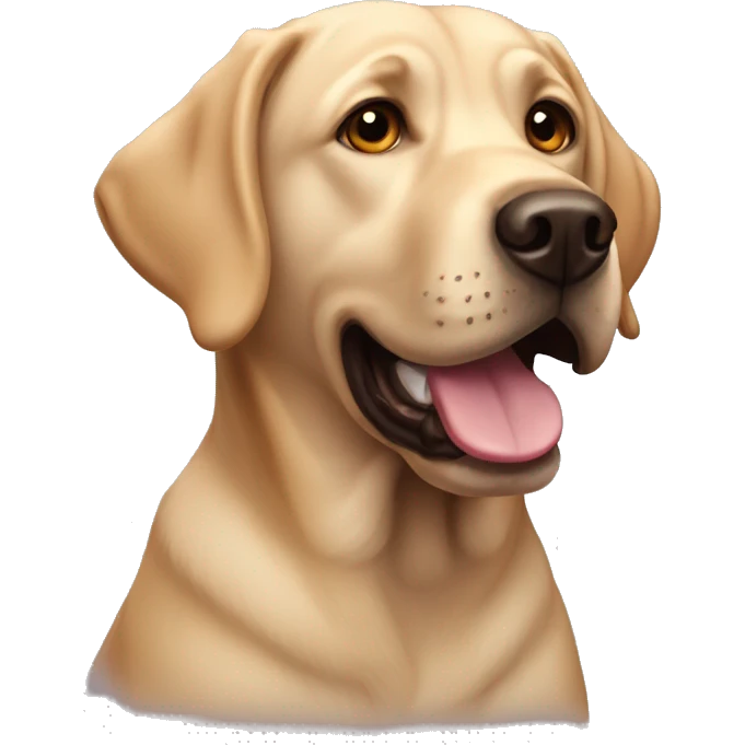 a labrador retriever  emoji