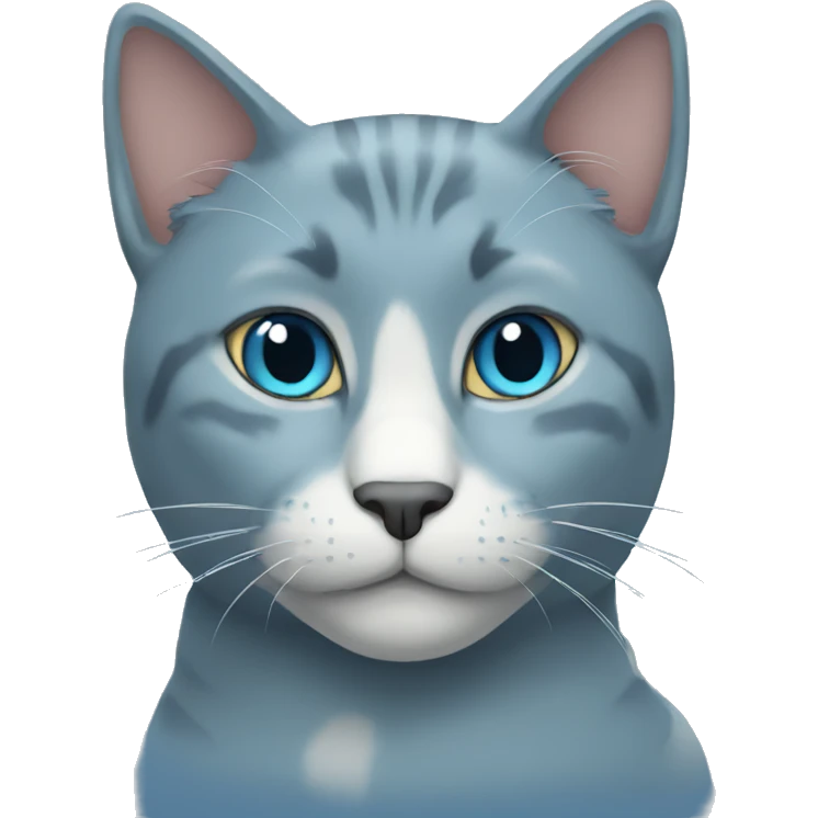 blue cat emoji