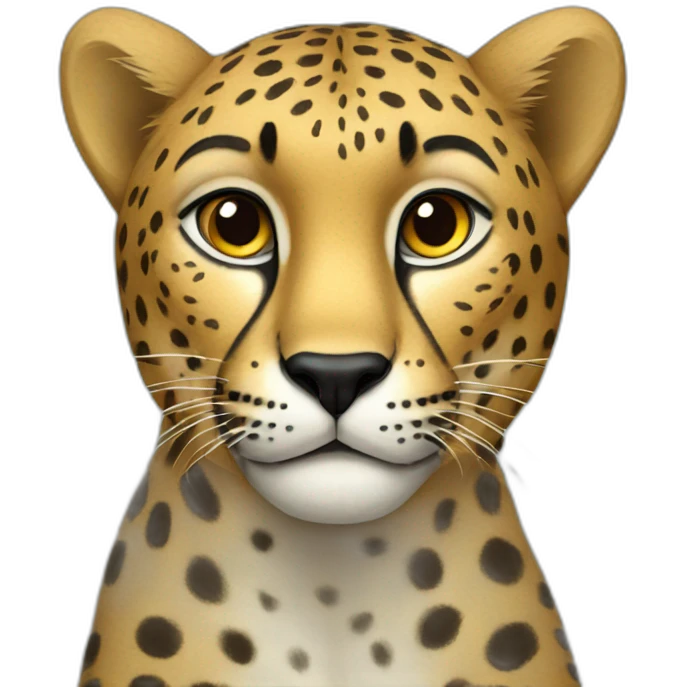 paris cheetah emoji