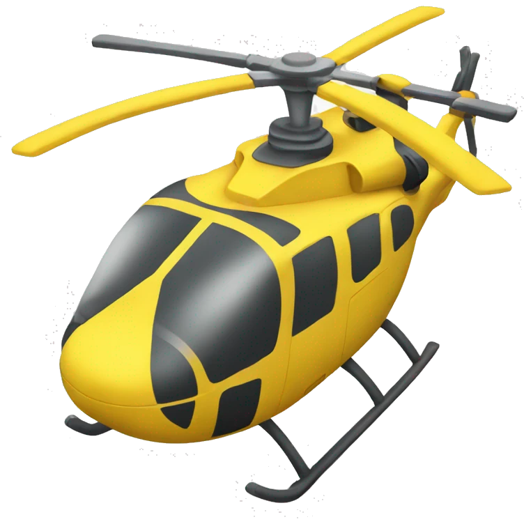 Yellow Helicopter emoji