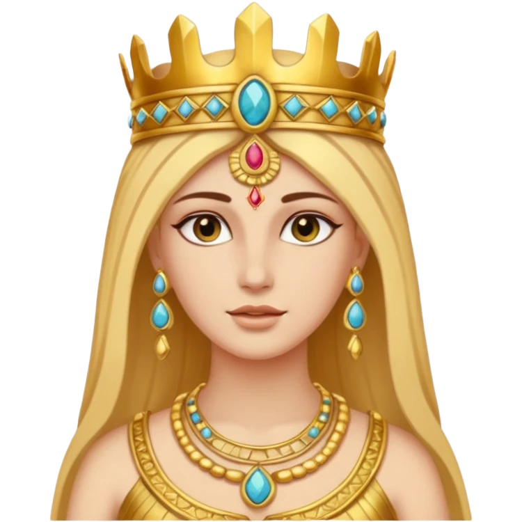 una diosa de la época púnica, de alto rango y de estatura media emoji