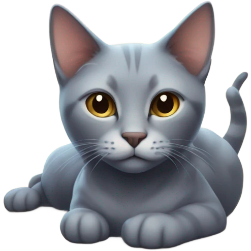 cat and a star emoji