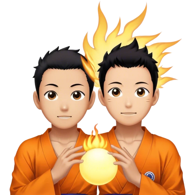 Tanaka and Nishinoya from Haikyuu!! in their “enlightened” moment. emoji