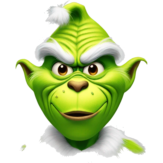 The grinch emoji