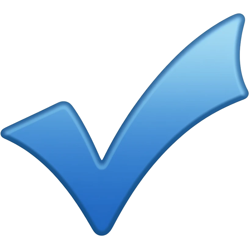 emoji centang biru emoji