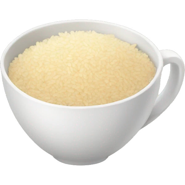 cup with rice emoji