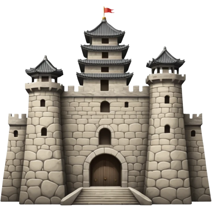 South Korea 
Hwaseong Fortress Palace castle emoji